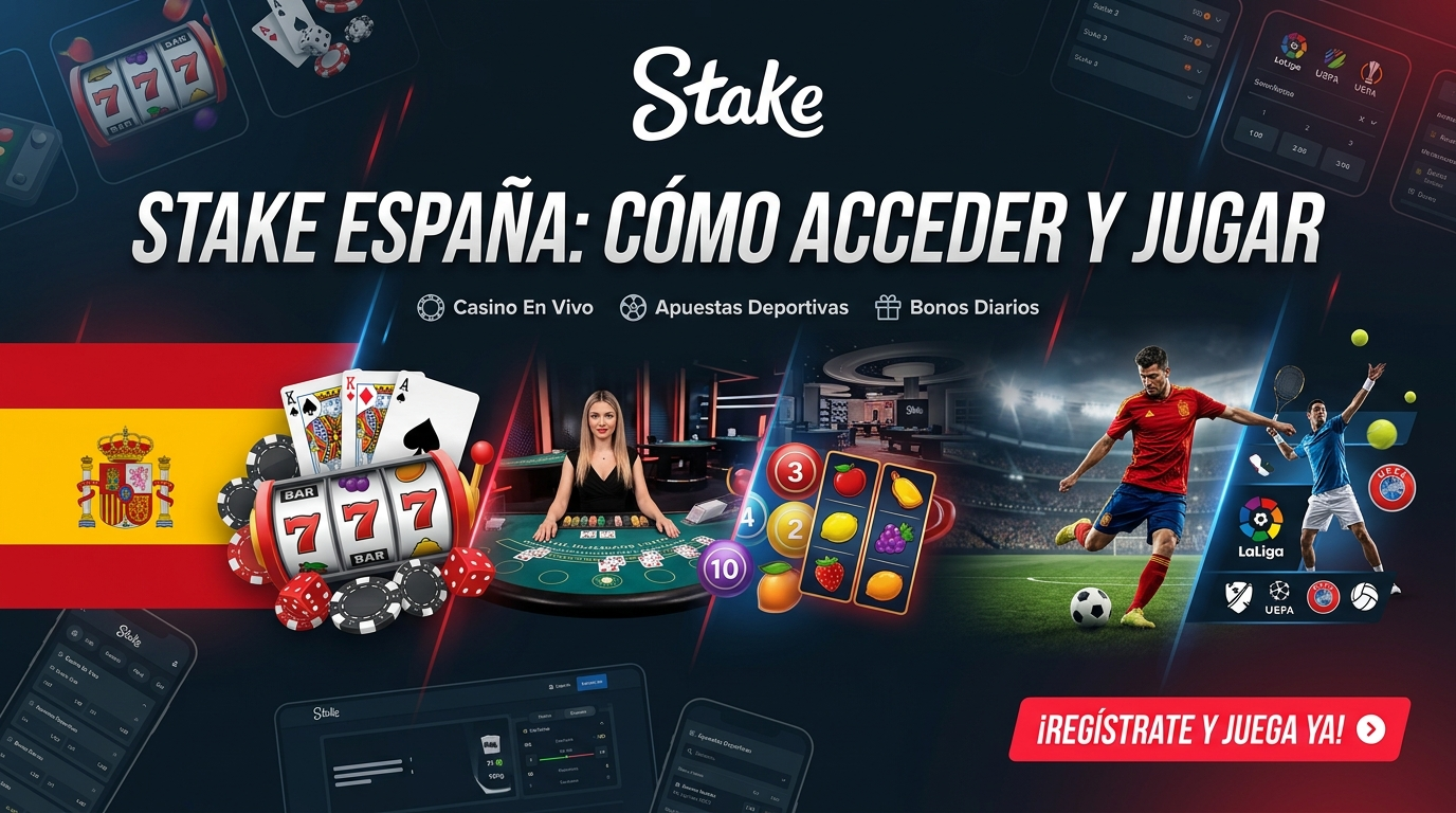Stake España | Cómo Acceder y Jugar de Manera Segura y Fácil